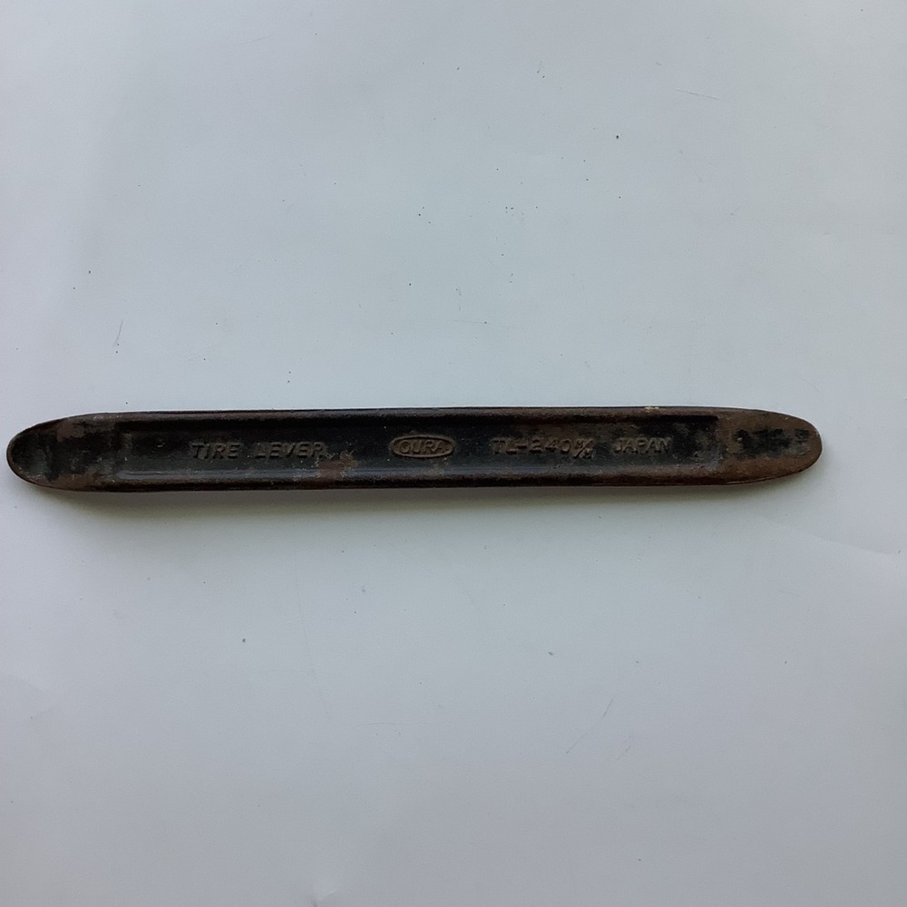 Vintage Oura Tire Lever TL-240mm Japan Bicycle or Motorcycle Black Alloysteel